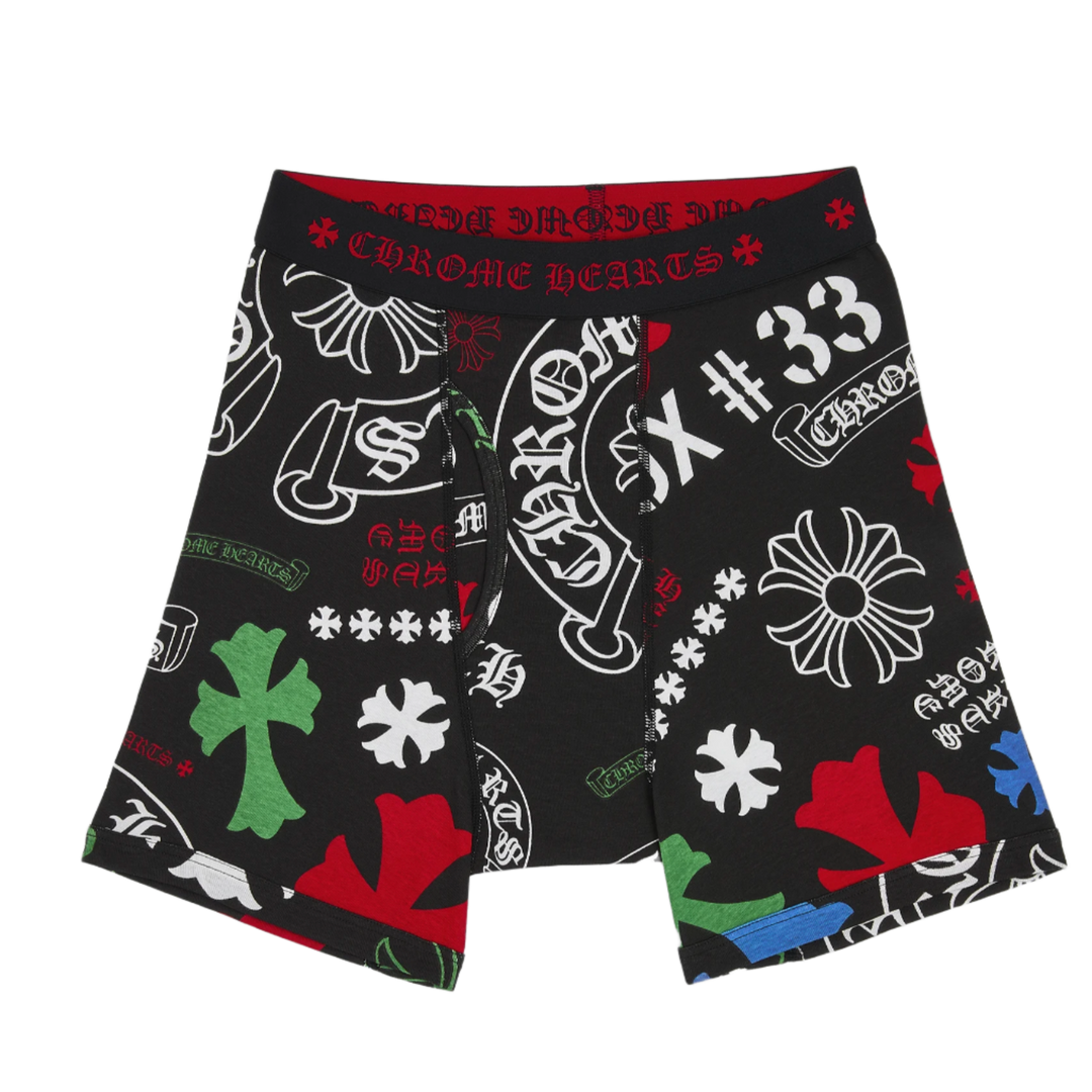 CHROME HEARTS 'ALL OVER STENCIL' BOXER BRIEFS