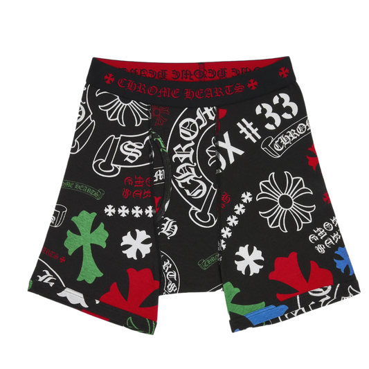 CHROME HEARTS 'ALL OVER STENCIL' BOXER BRIEFS