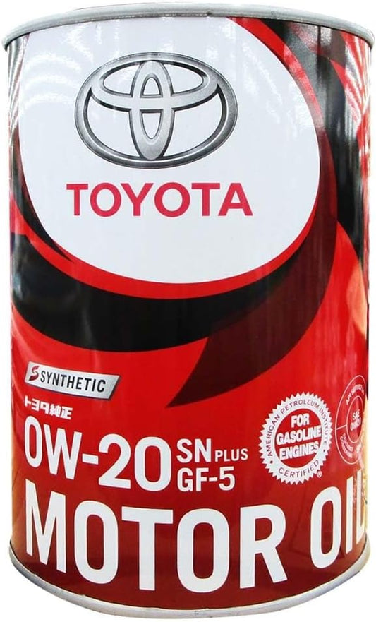 Toyota 08880-14306 Engine Oil Genuine Toyota Motor Oil 0W-20 SP Synthetic Oil 1L