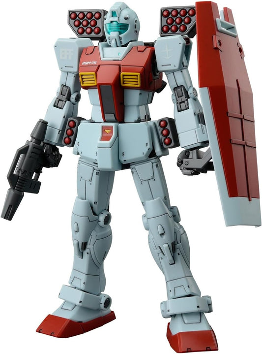 BANDAI SPIRITS HG Mobile Suit Gundam Cuculus Duan Island Gym (Shoulder Cannon Equipment/Missile Pod Equipment), 1/144 Scale, Color-coded Plastic Model