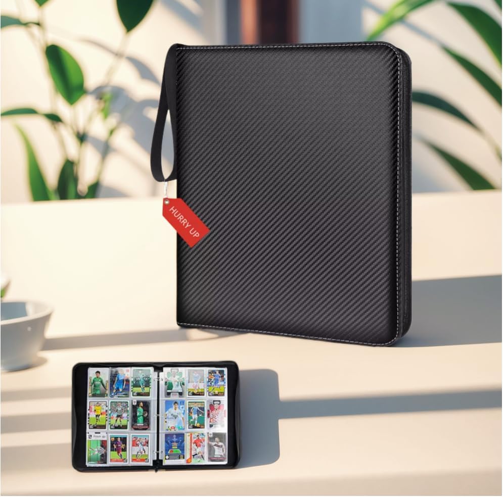 Card Storage 900 Sheets, 50 Pages, Card Case File, Card Storage Binder, Trading Card File, Trading Card Holder, Pokemon Card File Binder, Yu-Gi-Oh! Card File, Card Holder, Trading Card Holder, Trading