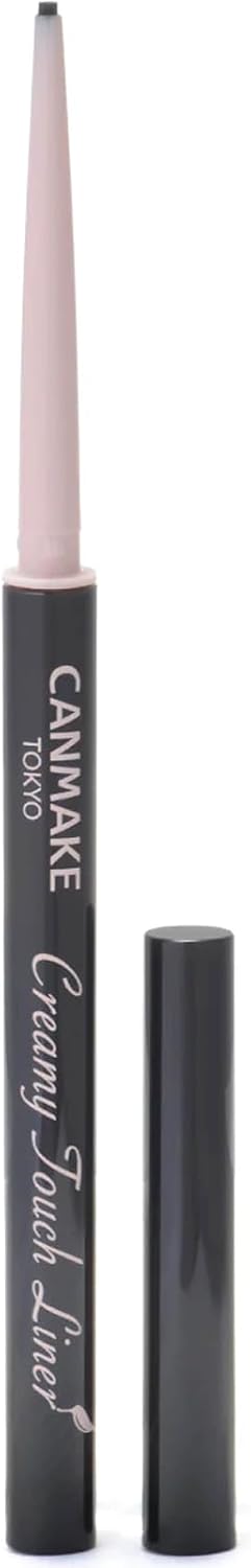 Canmake Gel Creamy Touch Liner 01 Deep Black 0.003 oz (0.08 g)