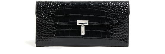 TOTEME T-Lock croco-embossed leather wallet - Image 1