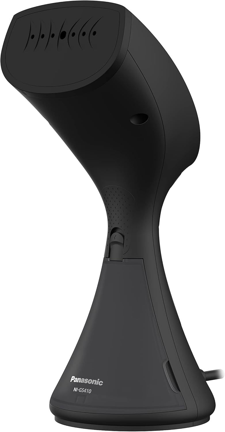 Panasonic NI-GS410-MB Clothes Steamer for Steam, Large Capacity, Matte Black