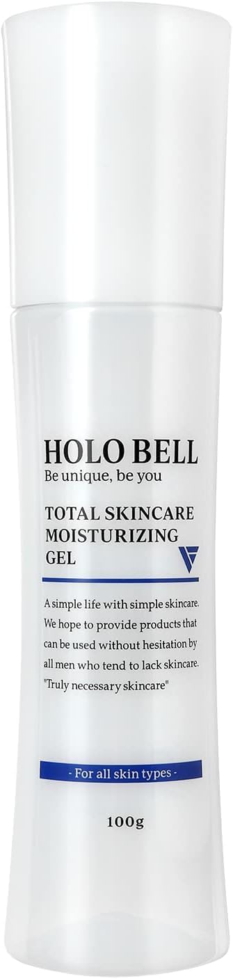 HOLO BELL All in One Gel Men's Lotion, Milky Lotion, Beauty Essence, Skin Care, Sensitive Skin, 3.5 oz (100 g)