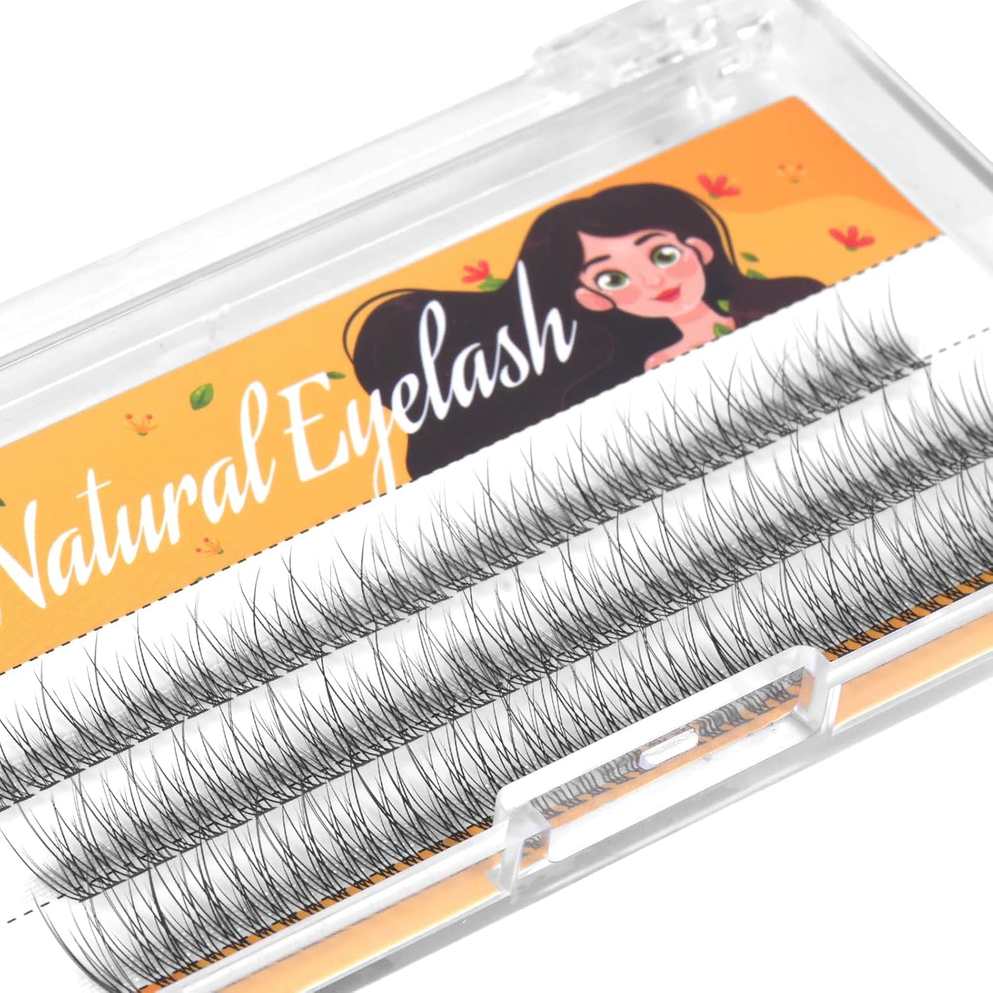 Partial Lash Self Matsuke Partial False Eyelashes Large Capacity DIY Home Self Pine Extensions L-Fish Tail 8-10