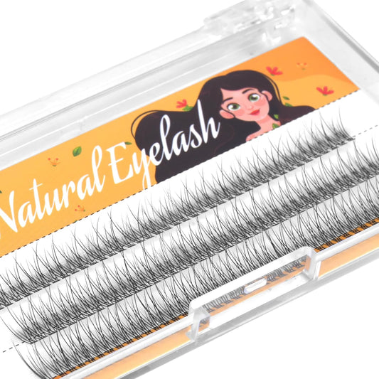 Partial Lash Self Matsuke Partial False Eyelashes Large Capacity DIY Home Self Pine Extensions L-Fish Tail 8-10