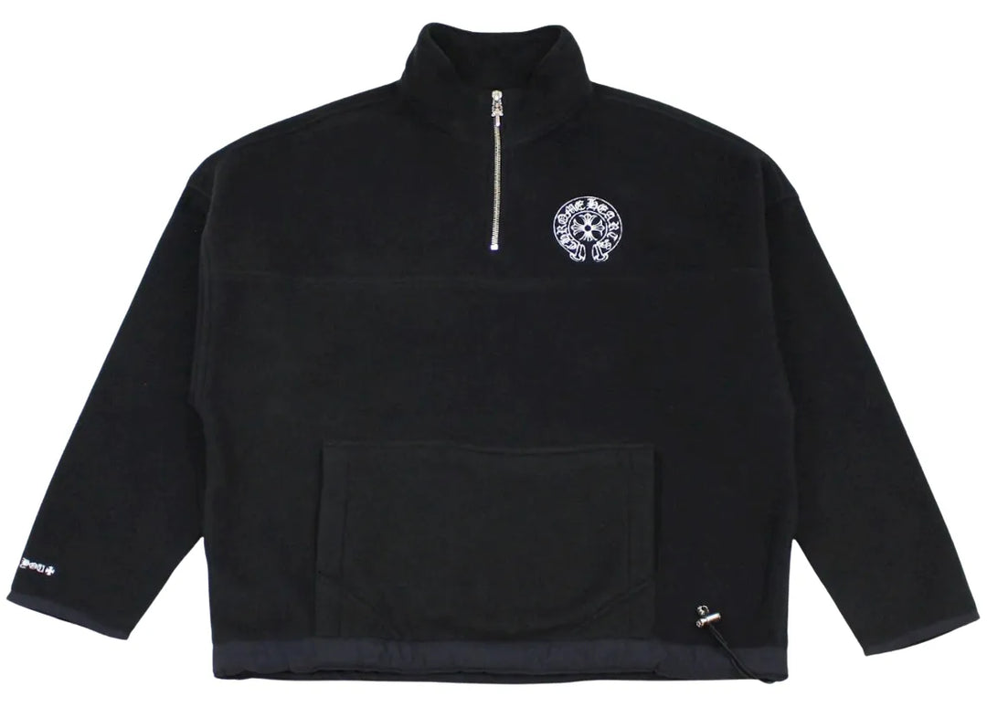 CHROME HEARTS 'HALF ZIP HORSE FLEECE' JACKET