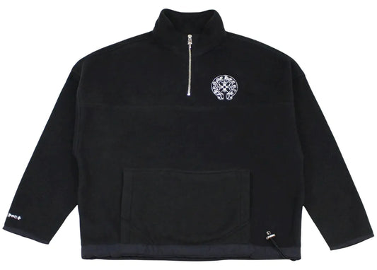CHROME HEARTS 'HALF ZIP HORSE FLEECE' JACKET