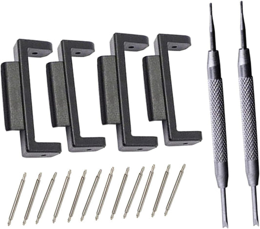 joyMerit G-SHOCK Watch Band Adapter with Spring Bars Spring Bar Remover for Watch Replacement Repair - Black