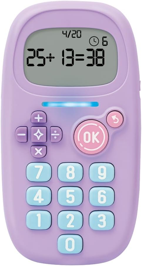 Sonic GS-1139-V Minute Drill for Arithmetic Calculation, Uka Suppo, Picotre, Violet