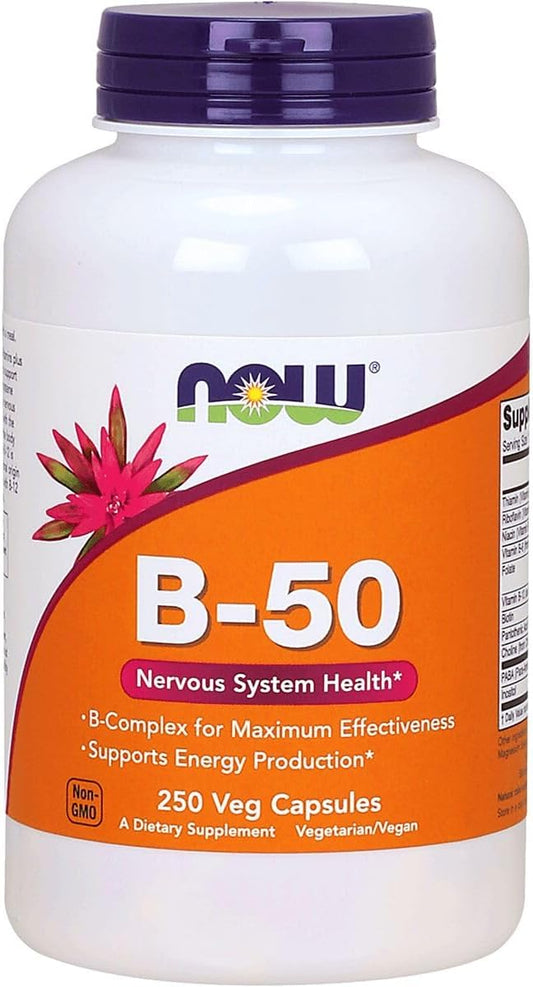 Now Foods, B-50, 250 Capsules