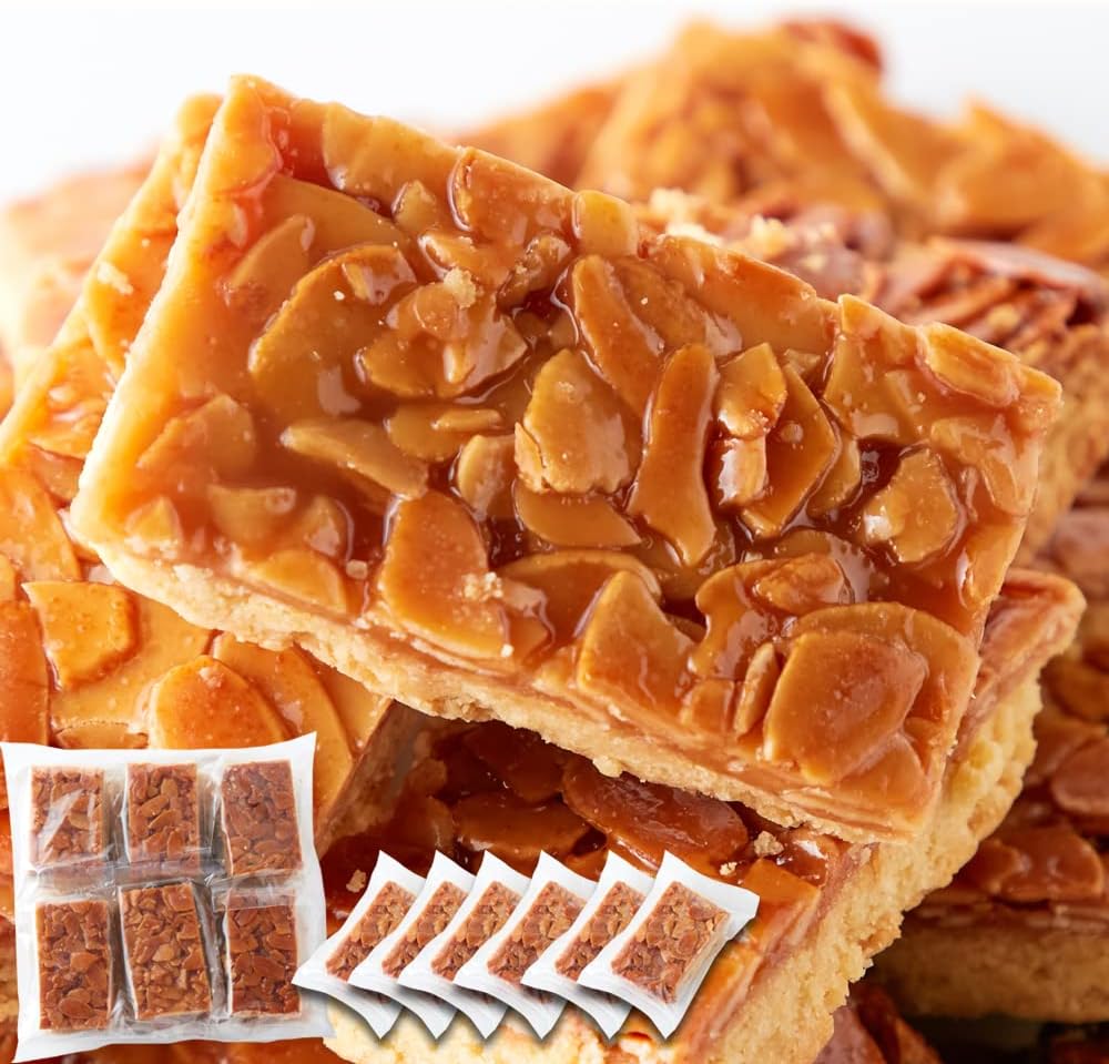 Natural Life Imperfect Almond Florentine (6 Pieces), Produced in Hokkaido, Baked Confectionery, Western Confectionery, Premium Sweets, French Sweets, Traditional Sweets, Sweets, Confectionery, Snacks