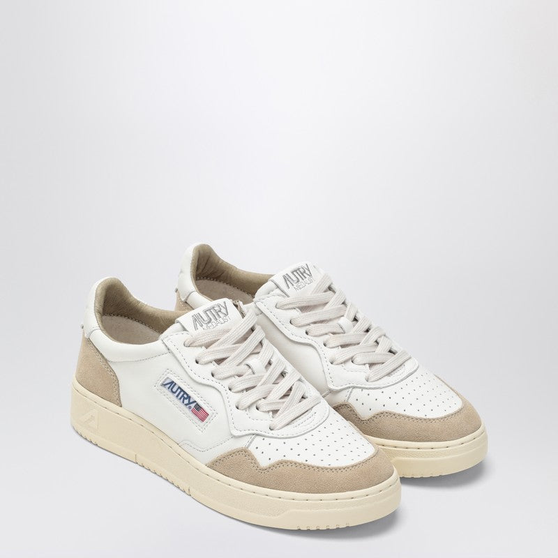 Autry Medalist Sneakers White/Beige Suede - Image 1