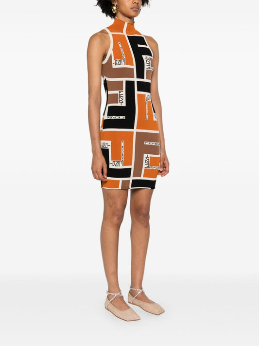 Fendi フェンディプリントショートドレス - Image 1