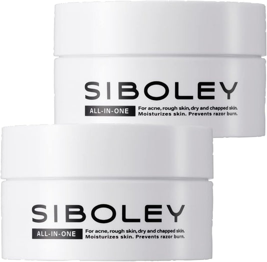 Medicated Gel Cream, All-in-One, 2 Piece Set, Quasi-drug, 3.5 oz (100 g), 5 in 1 Lotion, Beauty Essence, Emulsion, Cream, Rough Skin, Back Acne, Trouble Skin Care, Men's, Men's Body Gel,