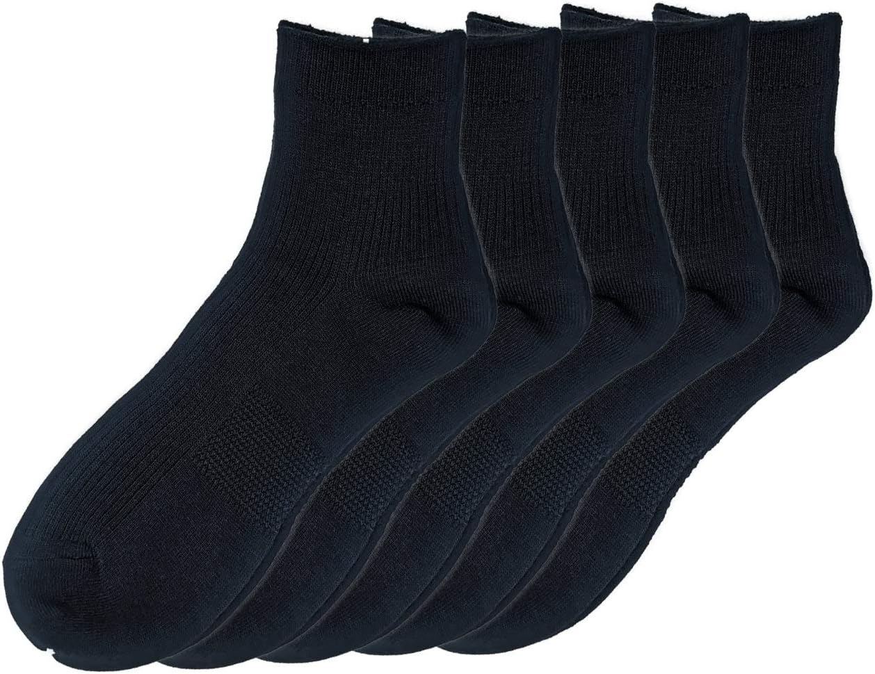 Lemocoro Socks, Made in Japan, Antibacterial, Odor Resistant, Absorbent, Quick Drying, Supporter, Short Length Socks, Ribbed Pattern, 8.7 - 9.4 inches (22 - 24 cm), 9.4 - 10.2 inches (24 - 26 - 28 cm), 11.0 - 11