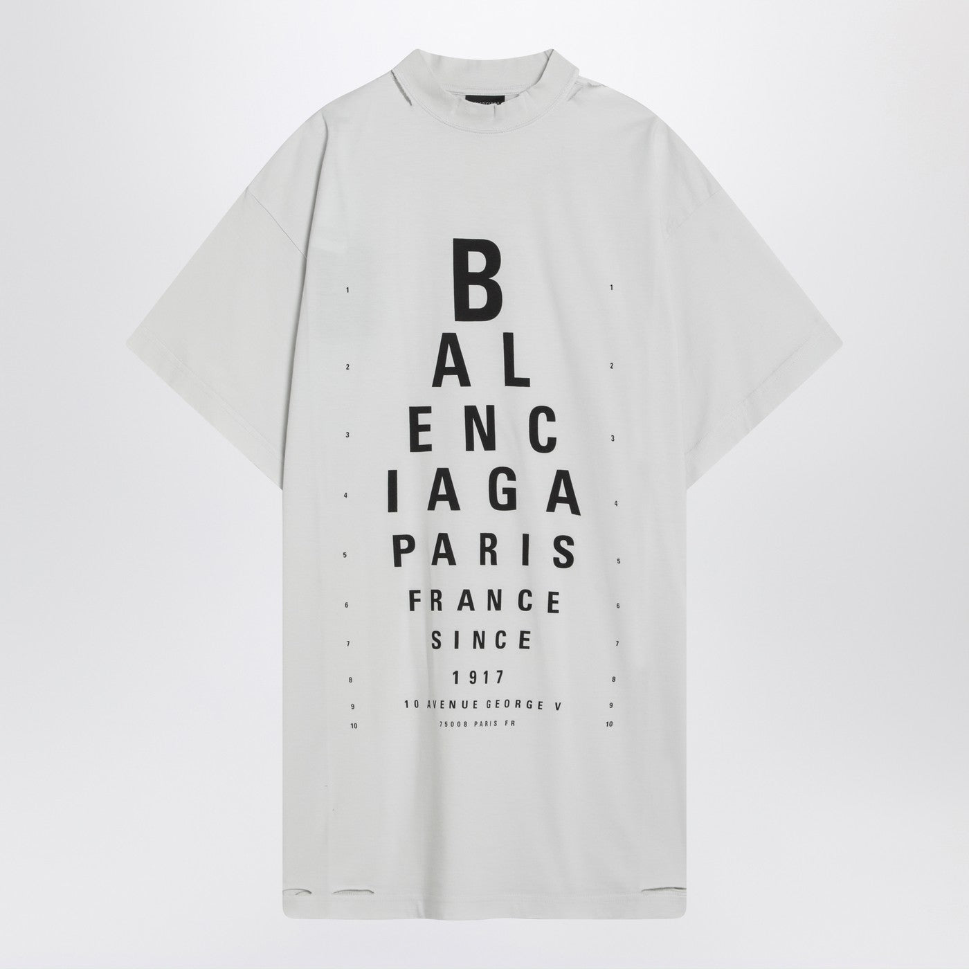 Balenciaga バレンシアガ光学ホワイト特大Tシャツ - Image 1