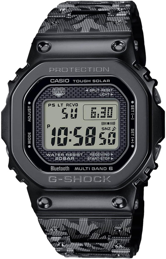 Casio G-Shock GMW-B5000EH-1JR Men's Wristwatch, Full Metal, Radio Solar, 40th Anniversary x ERIC HAZE Collaboration Model, Black, Limited Model / G-Shock 40th Anniversary G-Shock x ERIC HAZE