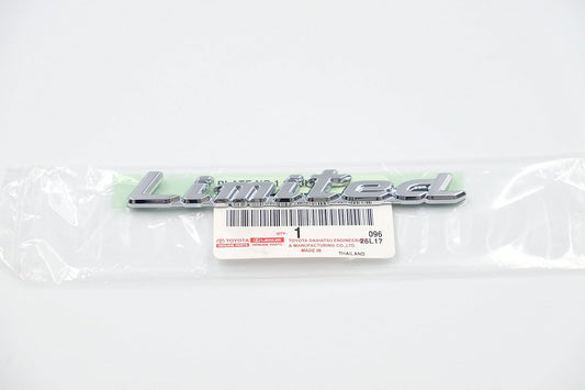 Limited Emblem Toyota Genuine Overseas Export Specifications Limited Height 1.4cm x Width 12cm TOYOTA GENUINE PARTS