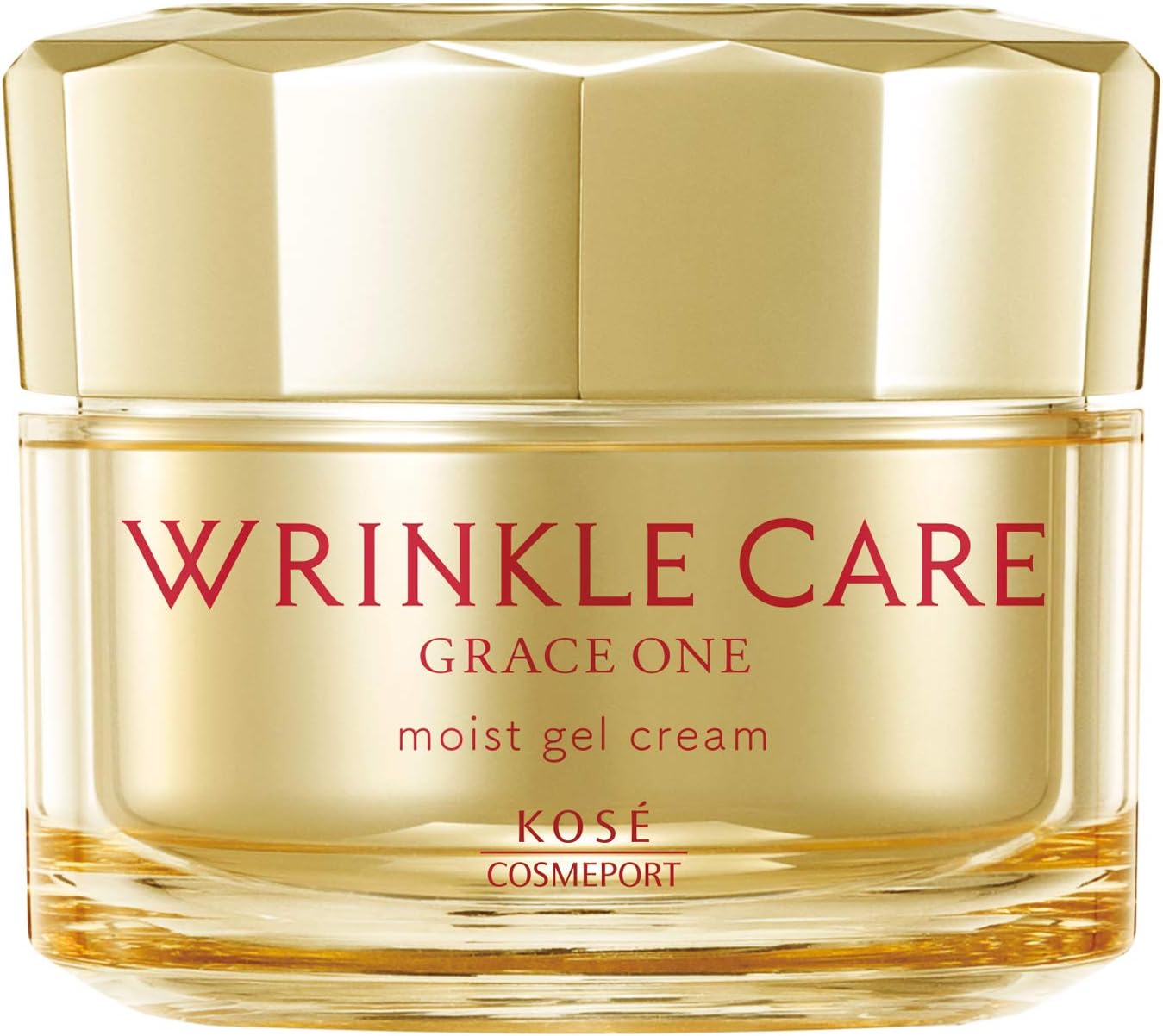 Grace One Wrinkle Care Moist Gel Cream, 3.5 oz (100 g), Moisturizing (Wrinkle Improvement, All-in-One Gel)