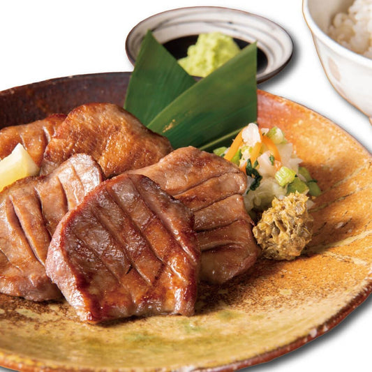 Dateno Kura Thick Slice Beef Tongue, Premium Beef Tongue for Yakiniku, Salt Flavor, 150g×2 Packs | Pre-seasoned Sendai Specialty | Easy to Cook by Simply Thawing and Grilling | Tender and Juicy Even