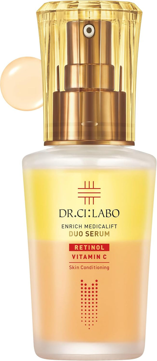 New Enrich Medicalift Duo Serum [Pores, Clarity, Aging Care, 2 Layers, Beauty Serum] [Vitamin A, Retinol, Vitamin C APPS], Cosmetics, Highly Moisturizing, Respect for the Aged Day, Present, Popular