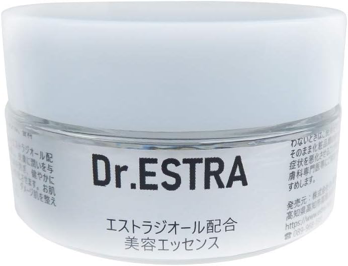 Dr. Estrra Cream (Beauty All-in-One Cream, Estradiol, 0.8 oz (2.0 mg) in 3.5 oz (100 g), Vitamin C Derivative + Vegetable Placenta