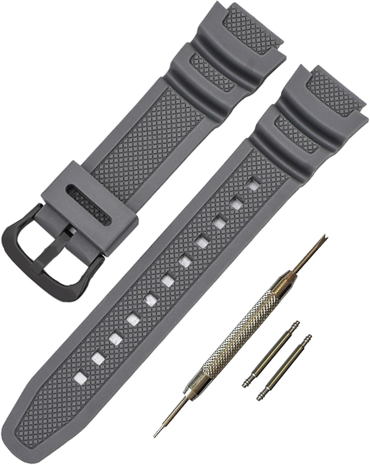 Casio Band Replacement Band Strap for G-SHOCK AQ-S810W/S800W SGW-300H/400H W-216H/W-735H Silicone Strap Replacement Strap Sport Shockproof Sweatproof