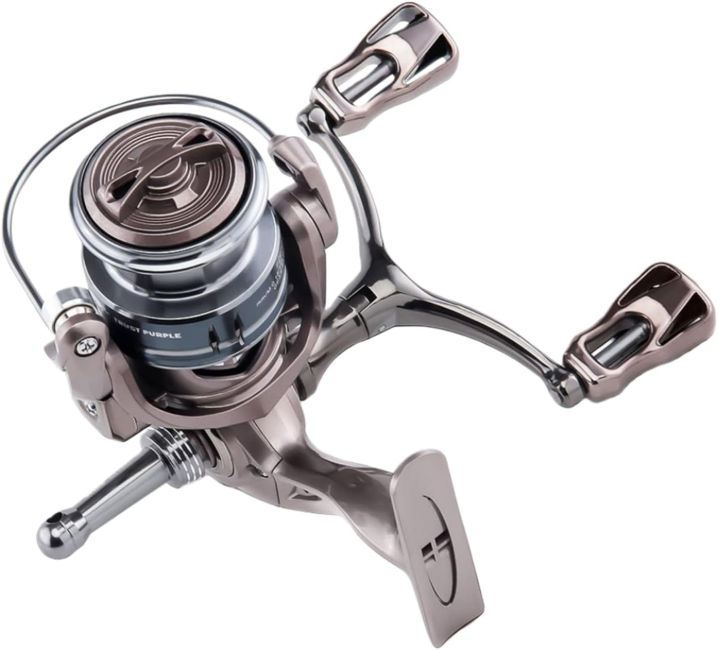 Spinning Reel, No. 2500, No. 3000, Ultra Lightweight, Smooth, 5.2:1 Gear Ratio, Eging, Fishing Reel, Max Drag, Freshwater Saltwater Fishing, Comfortable Wound Up for Left or Right Hand, Ambidextrous