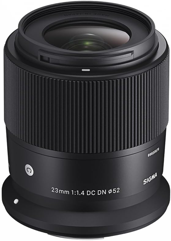 Sigma 23mm F1.4 DC DN Canon RF Mount Monofocal Wide Angle APS-C Mirrorless Lens Contemporary
