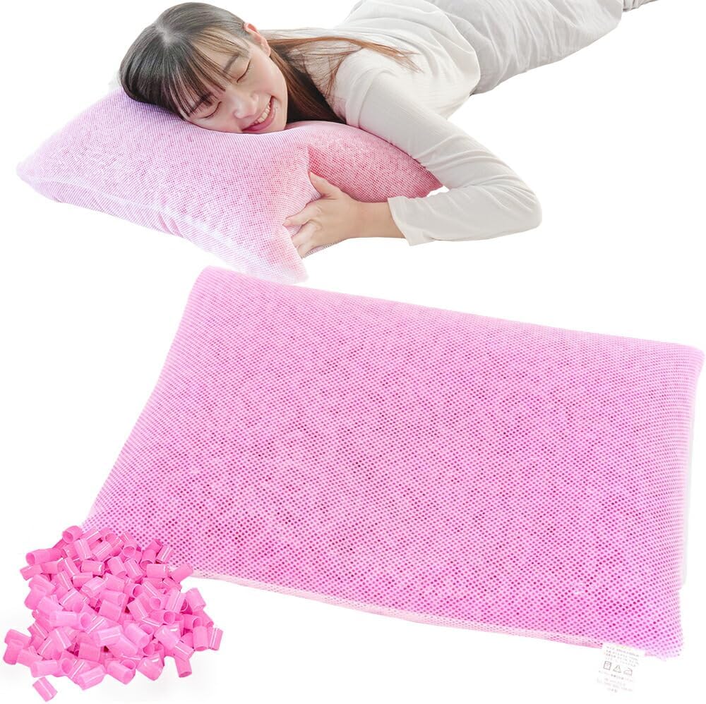 Pipe Pillow, Made in Japan (Beloved Over 11,0000 Pieces), Pipe Use, Washable, Pipe Pillow, Soft, 16.9 x 24.8 inches (43 x 63 cm), Pink, Soft Pipe, Scratch Resistant, Virgin Pipe, Made in Japan