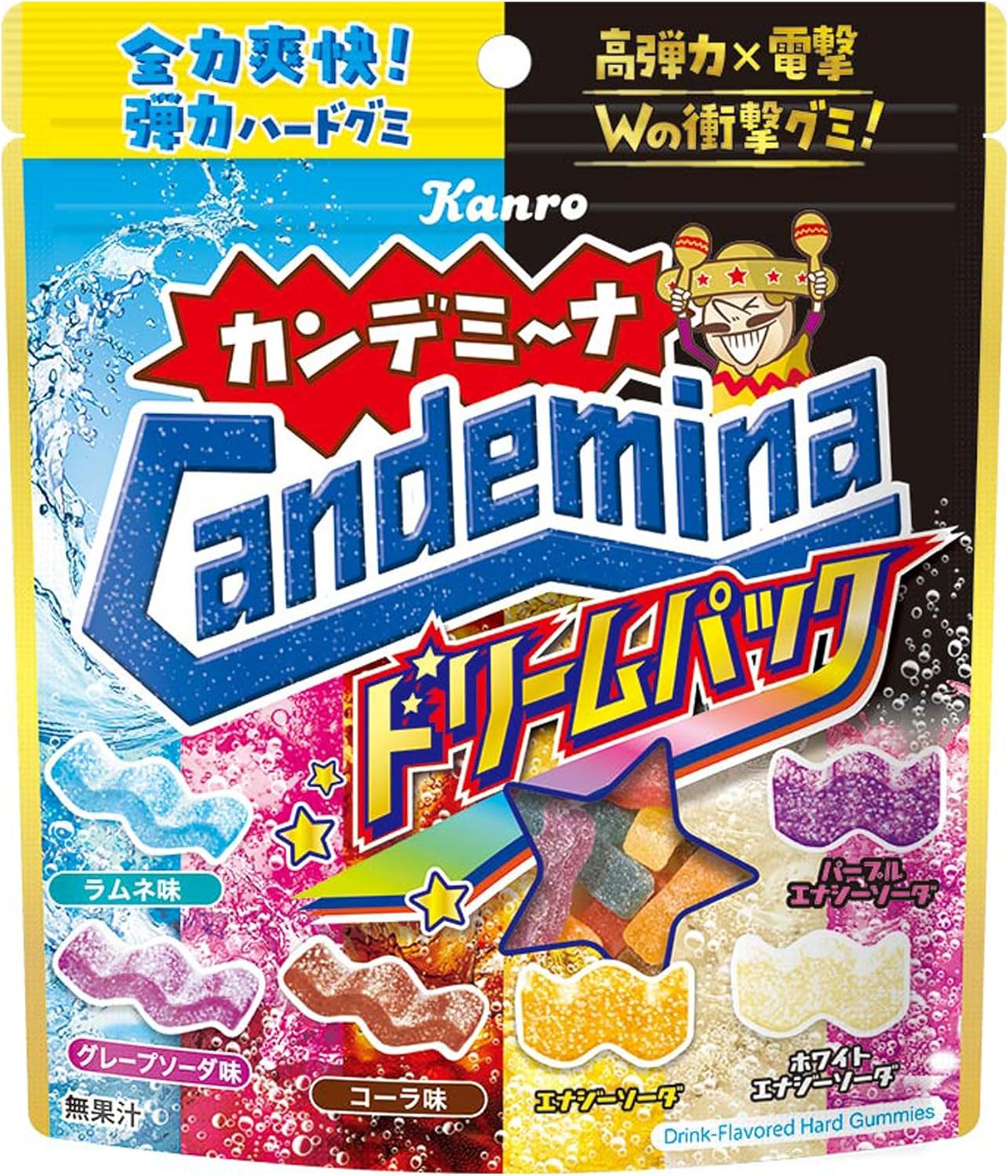 Kanro Candymina Gummy Dream Pack, 5.3 oz (152 g) x 4 pieces