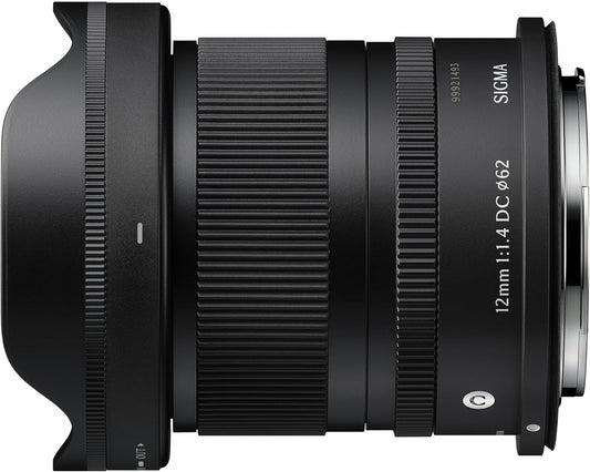 Sigma 12mm F1.4 DC Canon RF Mount Single Focus Wide Angle APS-C Contemporary Mirrorless Lens