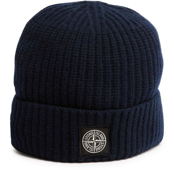STONE ISLAND Logo beanie - Image 1