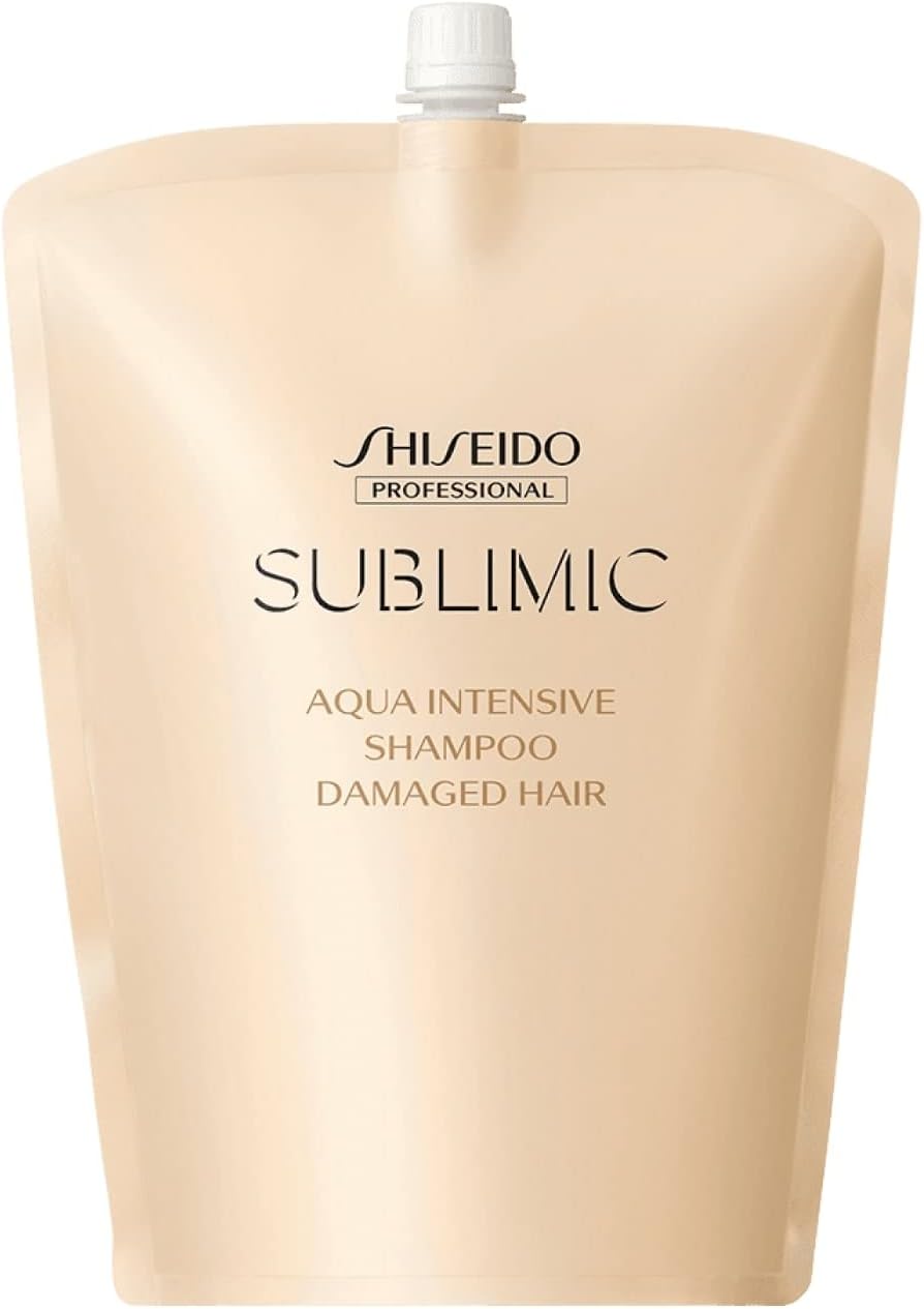 Shiseido Pro Sublimic Aqua Intensive Shampoo, 60.9 fl oz (1,800 ml), Refill