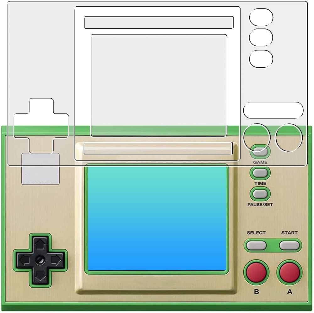 ClearView Game & Watch The Legend of Zelda Full Protection [High Performance Anti-Reflection] LCD Protective Film High Performance Anti-Reflection (Smooth Touch/Antibacterial) Type, Made in Japan