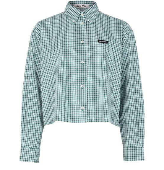 MIU MIU Checkered shirt - Image 1
