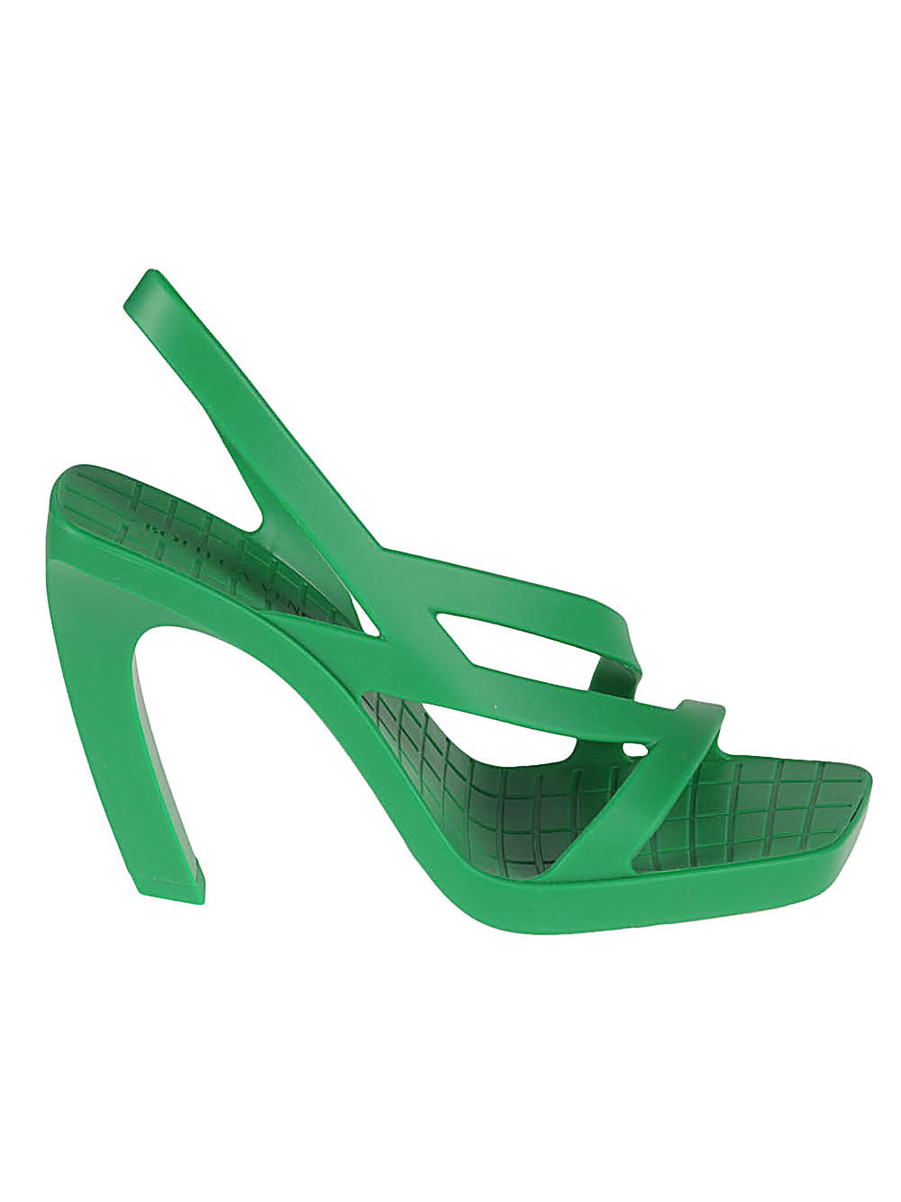 Bottega Veneta Jimbo Rubber Slingback Sandals - Image 1