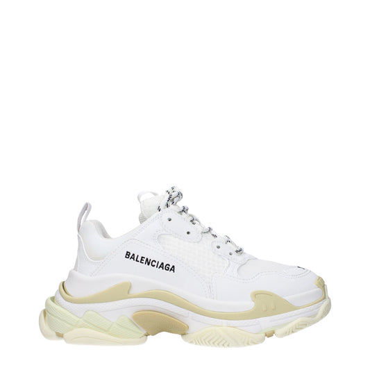 Balenciaga バレンシアガスニーカートリプル S 女性の白い布 - Image 1