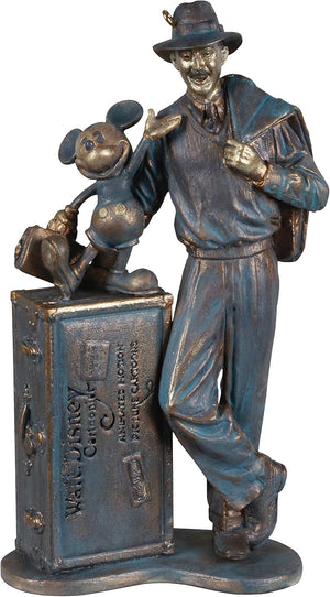 Hallmark Keepsake Adorno navideño 2021, estatua de narradores de Mickey Mouse de Disney