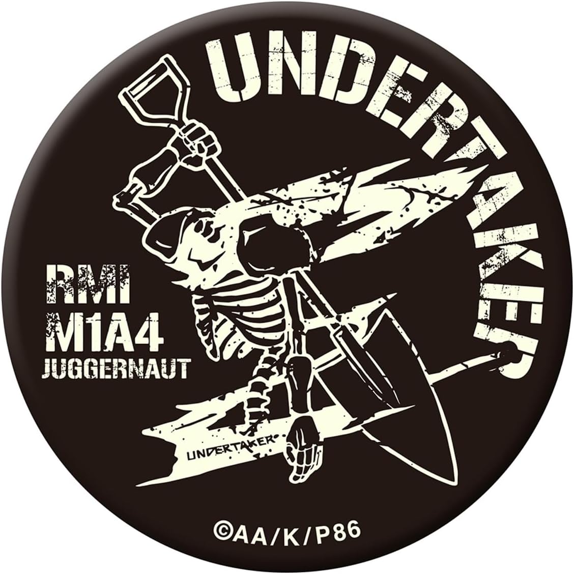 86 - Eighty Six High Luminous Can Badge Undertaker