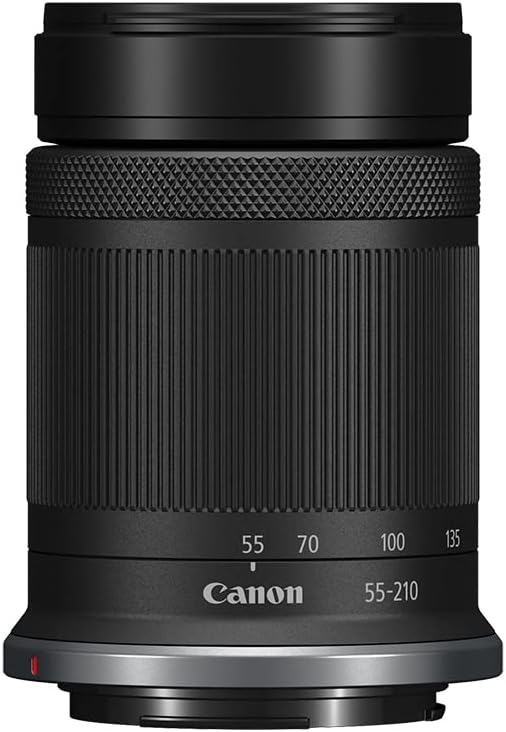 Canon RF-S55-210mm F5-7.1 is a Canon APS-C Mirrorless RF Mount Camera Telephoto Zoom Compact Lightweight Optical Image Stabilization STM for Landscape, Portrait, Travel Photography and Video