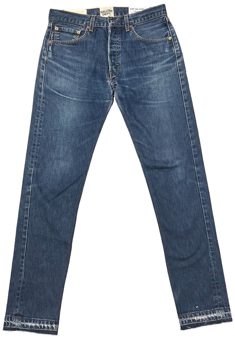GALLERY DEPT. 'DARK WASH' INDIGO JEANS