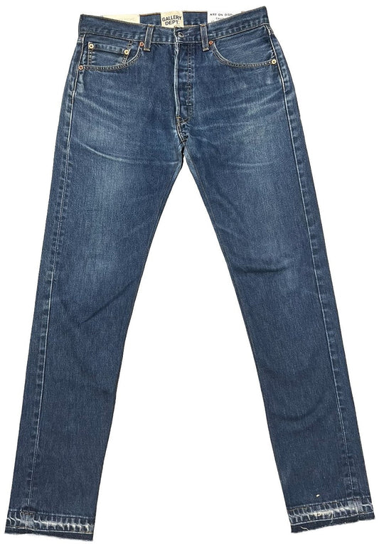 GALLERY DEPT. 'DARK WASH' INDIGO JEANS