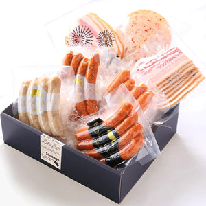 BADEN BADEN Sausage Niigata Prefecture Pork Wiener Stylish Year-end Gift Party Internal Celebration Return Gift BBQ Gift Ham Assortment Gift Mail Order Present (7-piece Set)
