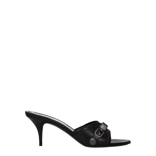 Balenciaga Sandals Cagole Woman Leather Black - Image 1
