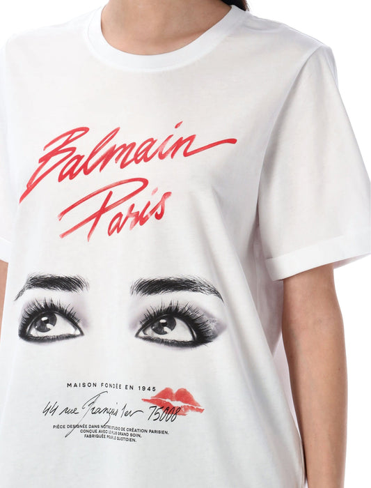 Balmain バルマンTシャツとポロスホワイト - Image 1