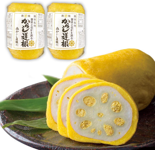 Ganso Mori Karashi Lotus Root, Small 2 Bottles, 5.6 oz (160 g) x 2, Spicy Lotus Root, Gift, Mother's Day, Father's Day, Middle Age, New Year's Day