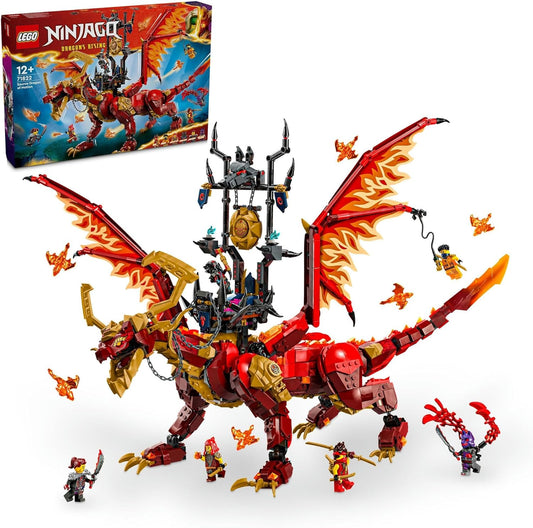 LEGO 71822 Ninjago Source Dragon Motion Toy Toy Present, Blocks, Boys, Girls, Children, 11, 12, 13, 14